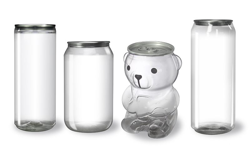 variedad de Latas de PET