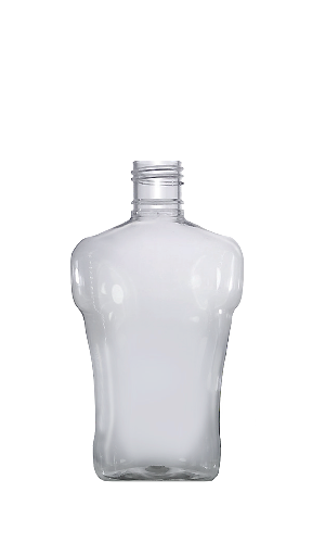 Oval Torso Hombre 250 ml. 250 ml en PET, código 090107 — Envases y Algo Más