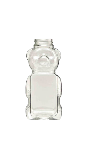 Bot. Cuad. Oso 250 ml. 250 – 500 ml en PET, código 090137 — Envases y Algo Más