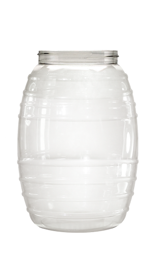 Barril Cil. Un Galón Más de 2 L en PET, código 130037 — Envases y Algo Más