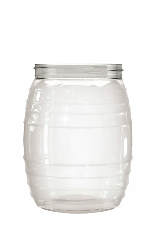 Barril Medio Galón 1 – 2 L en PET, código 130039 — Envases y Algo Más