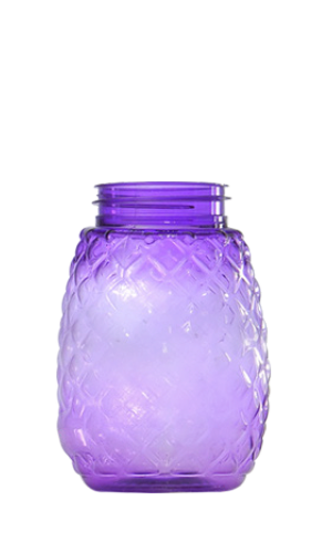 Tarro Piña 500 ml. 500 ml – 1 L en PET, código 130070 — Envases y Algo Más