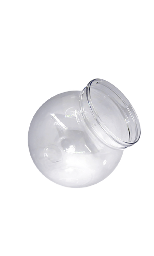 Tarro Esfera Medio Galón 1 – 2 L en PET, código 130088 — Envases y Algo Más