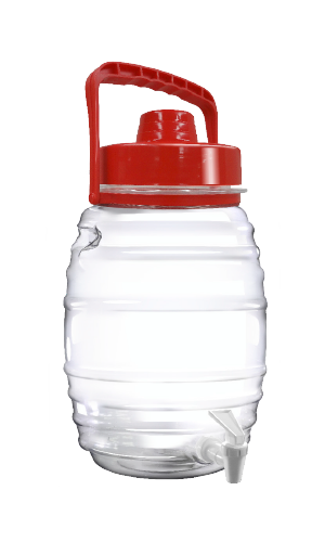 Vitrolero Barril 15 lts. 15000 ml en PET, código 130122 — Envases y Algo Más