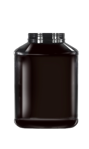 Vitrolero Proteína Negro 7,580 ml. 7580 ml en PET, código 130128 — Envases y Algo Más