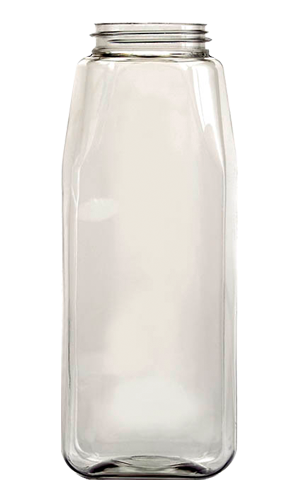 Frasco Rect. 1100 ml. 1 – 2 L en PET, código 170027 — Envases y Algo Más