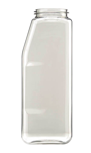 Frasco Rect. AF7 1100 ml. 1 – 2 L en PET, código 230009 — Envases y Algo Más