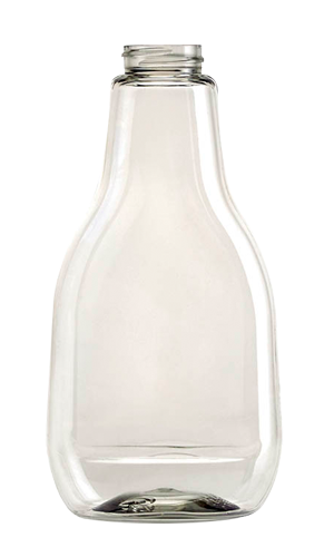 Oval SQ Tradicional 500 ml. 500 ml en PET, código 260002 — Envases y Algo Más