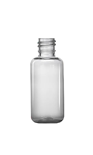 Cilíndrica 40 ml. 40 ml en PET, código 480018 — Envases y Algo Más
