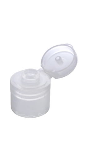Tapa Flip Top Natural 18-415 in PP, code 480064 — Envases y Algo Más