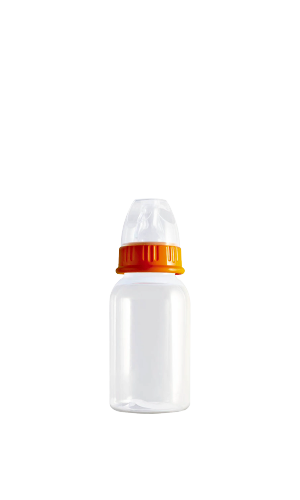Biberón Transparente 5 Onzas 125 – 250 ml en PET, código 60006 — Envases y Algo Más