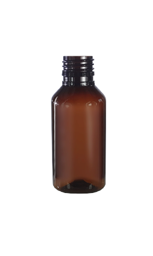 Botella Ámbar 80 ml. 60 – 125 ml en PET, código 90729 — Envases y Algo Más
