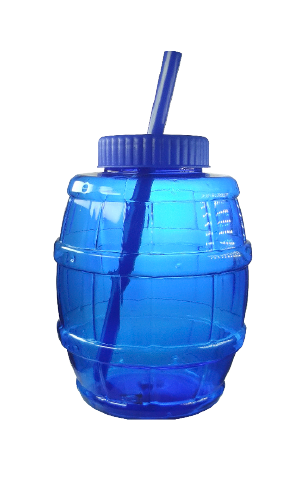 Barril Cilíndrico 1,200 ml. 1 – 2 L en PET, código 980035 — Envases y Algo Más